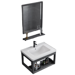 Mueble <span class=keywords><strong>de</strong></span> <span class=keywords><strong>Baño</strong></span> Independiente Moderno con Espejo, Mueble <span class=keywords><strong>de</strong></span> <span class=keywords><strong>Baño</strong></span> <span class=keywords><strong>de</strong></span> Lujo con Espejo <span class=keywords><strong>de</strong></span> Pared - Product Image 1