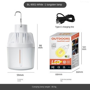 Lampe de camping LED rechargeable d'extérieur, étanche IP44, sans fil, à intensité variable, certifiée CE, pour marché nocturne, stand, usage domestique d'urgence - Product Image 6