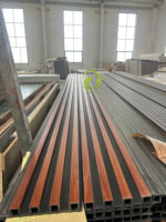 Panneaux muraux commerciaux modernes en WPC pour intérieur, rainurés, pour divertissement et usage domestique