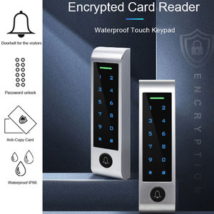 Lettore di schede RFID NFC per controllo accessi Secukey Standalone con crittografia, sistema di controllo accessi con ingresso/uscita Wiegand per 1000 utenti e <span class=keywords><strong>campanello</strong></span> - Product Image 1