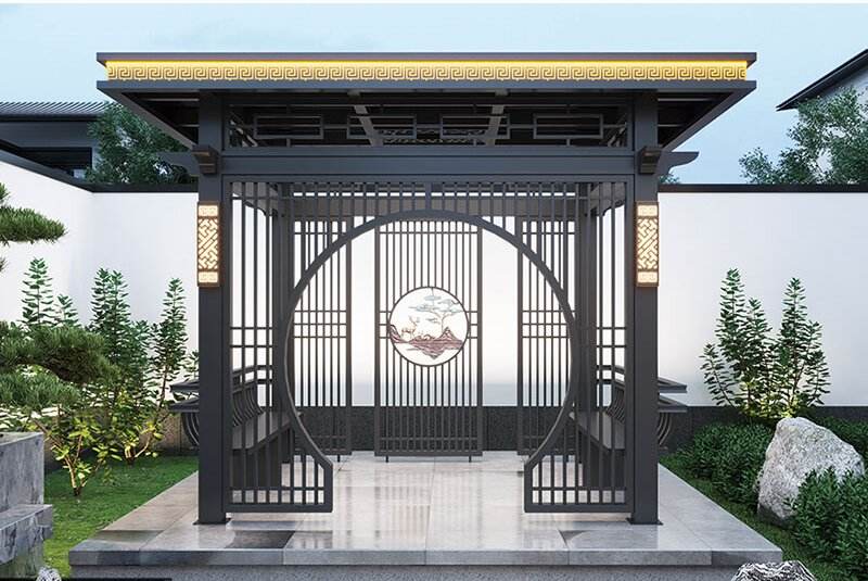 New Chinese style pavilion  aluminum alloy exquisite appearance