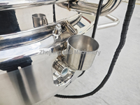 Cuve d'agitation magnétique chauffante électrique mobile sur roues avec thermostat