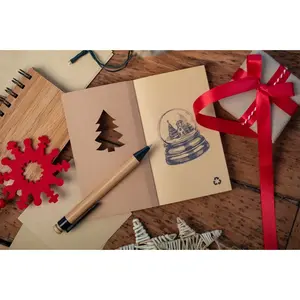 Quaderno Julbok in carta riciclata, gadget ecologici - Product Image 3