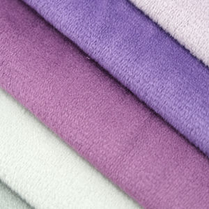 도매 OEM 가구 실내 장식 직물 고급 일반 소파 직물 단색 벨벳 직물 소파 용 - Product Image 6