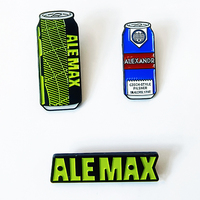 Broche en métal pour événements professionnels, commande en gros, épingles de revers personnalisées avec logo, épingles en émail souple