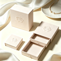 Boîtes d'expédition de luxe personnalisées pour cosmétiques avec logo, gaufrage, bronzage et paillettes pour emballage de boucles d'oreilles, colliers et bracelets