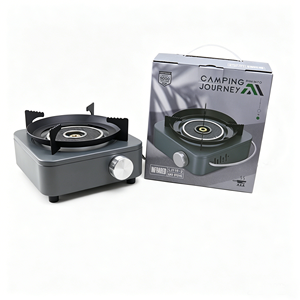 Fornello a <span class=keywords><strong>Gas</strong></span> Portatile Pieghevole in Acciaio Inox a Infrarossi 5000W Antivento a Risparmio Energetico con Singolo Bruciatore a <span class=keywords><strong>Gas</strong></span> Butano per Esterni - Product Image 6