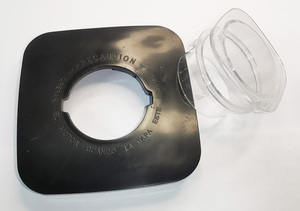 Repuestos <span class=keywords><strong>para</strong></span> <span class=keywords><strong>Licuadora</strong></span> Eléctrica <span class=keywords><strong>Oster</strong></span> de Uso Doméstico, Tapa Cuadrada de Silicona <span class=keywords><strong>para</strong></span> Vaso y Cubierta Superior de PS con Acero Inoxidable 304 - Product Image 3