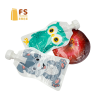 Emballages personnalisés, sachets en plastique avec bec verseur pour boissons, recharge de jus de fruits liquides