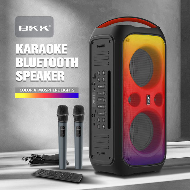 Factory  Speaker Wireless Colorful RGB Light 50W Big Power Bass Soundbox