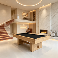 Tables de billard de luxe modernes sur mesure de 7 et 8 pieds avec plateau en ardoise pour la maison