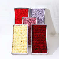 Bestseller Handgemachte Seifen-Geschenkbox 50 Stück Nelken-Seifenblüten für DIY Muttertag Weihnachten & Ostern Geschenke