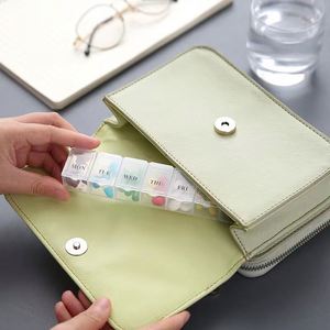 Custom Weekly 7 Days <b>Plastic</b> <b>Box</b> Travel Daily Pill Case Portable Medicine Organizer With <b>Large</b> Compartment - Product Image 5