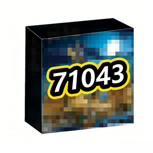 71043 Blocs <span class=keywords><strong>de</strong></span> construction <span class=keywords><strong>du</strong></span> château <span class=keywords><strong>de</strong></span> <span class=keywords><strong>Poudlard</strong></span> compatibles, modèle à assembler pour adultes, ensemble <span class=keywords><strong>de</strong></span> blocs personnalisables MOC - Product Image 1