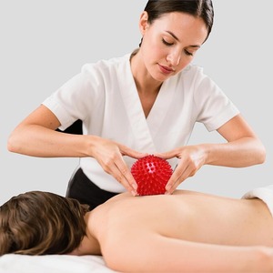 OEM/ODM Disponible: <span class=keywords><strong>Pelota</strong></span> de Masaje Duradera de PVC con Púas para Alivio de la Fascitis Plantar y Masaje de Tejido Profundo para Pies y Espalda - Product Image 3