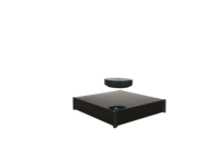 Support d'affichage magnétique lévitant en plastique ultra-mince moderne avec éclairage LED, pré-assemblé, capacité maximale 500g