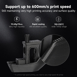 Filament <span class=keywords><strong>PLA</strong></span> haute vitesse Gratkit K008-GRN pour imprimantes FDM, rouleau de 1 kg, 1,75 mm, 600 mm/s, 200-240°C, épaisseur de couche 0,1 mm, OEM/ODM - Product Image 5