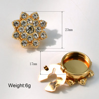 Chemises à boutons élégantes en forme de rose, chemisiers, manches, accessoires décoratifs, boutons amovibles sans couture pour femmes