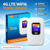 Routeur MIFI 4G LTE WiFi6 ASR1803S 2100mAh avec écran LCD couleur 1,4 pouces, prise en charge de l'antenne externe, carte SIM, point d'accès, emballage complet