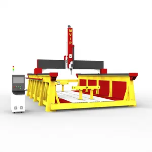 ขนาดใช้งานขนาดใหญ่ 11/13/15kw แกนเครื่องเราเตอร์ CNC สําหรับไม้อลูมิเนียม 4/5 แกน