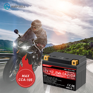 AMPXELL Xe Máy Powersports 12V LifePo4 Pin 3.5Ah 45Wh CA210A Chu Kỳ Sâu LFP Pin Cho Khởi Động Điện Máy Phát Điện - Product Image 4