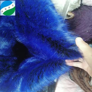 Hàng hóa đã sẵn sàng chứng khoán vải giả da Cừu lông cuộn xù xì sang trọng Fluffy Fuzzy Faux lông vải cho fursuit Thảm quần áo - Product Image 2