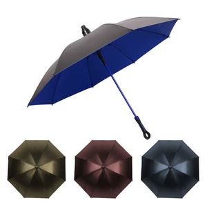 Parapluie de golf léger semi-automatique coupe-vent grand format avec impression personnalisée de couleur et de logo - Product Image 4