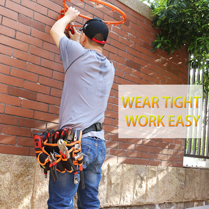 Riñonera Multifuncional Marca Sowell, Kit de Herramientas de Jardinería, Bolsa para Electricista, Organizador de Almacenamiento para Cinturón, Personalizable OEM, Naranja + Bolsa - Product Image 2