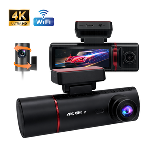 Registratore Video WIFI a 3 Obiettivi con GPS <span class=keywords><strong>per</strong></span> <span class=keywords><strong>Auto</strong></span>, Dashcam 4K, Telecamera Posteriore <span class=keywords><strong>per</strong></span> Monitoraggio Parcheggio, Sensore G, Registrazione in Loop - Product Image 1