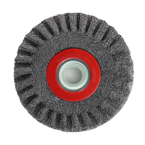 แปรงกลมลวดหยัก 100x25 มม. สแตนเลสสตีล สำหรับขัดโลหะ - Product Image 2