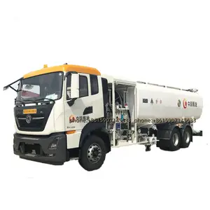 Sıcak satış JIEFANG 25 CBM yakıt bowser kamyon düşük fiyat havacılık yakıt yakıt tankı kamyon