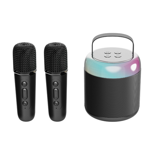 Newest Y1 Y2 Y3 Y5 Y6 RGB LED Wireless Karaoke Speaker Microphone Portable Home BT Party Speaker Mic Gift for Adults Kids