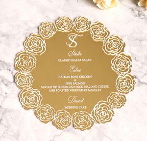 <span class=keywords><strong>Invitation</strong></span> personnalisée pour Quinceañera avec miroir papillon et <span class=keywords><strong>photo</strong></span>, <span class=keywords><strong>carte</strong></span> <span class=keywords><strong>d</strong></span>'<span class=keywords><strong>invitation</strong></span> en acrylique personnalisée à motif de fleurs de cerisier pour fête de 15 ans - Product Image 3