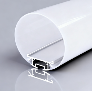 60mm Diamètre Grand Cercle <span class=keywords><strong>Led</strong></span> <span class=keywords><strong>Escalier</strong></span> 6000 Série Carré En Alliage D'aluminium Anodisation Lumière Linéaire Surface ou Encastré Monté - Product Image 2