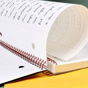Three-hole Coil Loose-leaf American A4 Notebook PP Cover with Paging Pockets American Students - Product Image 2