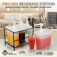 Distributeur de sirop commercial rechargeable pour boissons, pompe à sauce pour café, bar à thé au lait et bar à jus