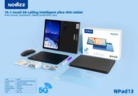 Tablet PC Android 5G Terbaru 2025 Npad 13 Dewasa 10 Inci dengan Kartu SIM, Mouse, dan Keyboard Berkualitas Baik