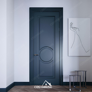 Puerta interior <span class=keywords><strong>de</strong></span> madera maciza moderna personalizada <span class=keywords><strong>de</strong></span> Cosyhouse con <span class=keywords><strong>diseño</strong></span> empotrado y núcleo insonorizado para uso en dormitorio, baño y oficina - Product Image 3