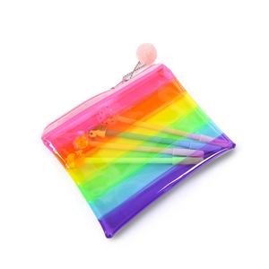 Customized Dust-proof Transparent PVC Pencil case with Color and logo Portable Pencil case - Product Image 2