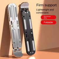 Support pour ordinateur portable en alliage d'aluminium réglable pour ordinateur portable de jeu - Support de bureau portable dissipant la chaleur, support pour ordinateur portable réglable en hauteur
