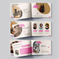 Impression personnalisée de brochures pliables de taille A5, A6, A4, recyclées, pour entreprises, instructions de produits, publicité, impression de dépliants