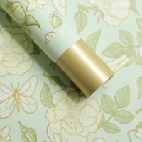 Nouveauté, vente en gros, papier d'art PVC vintage rétro luxueux, recouvert de perles, réutilisable, pour emballer les fleurs, pour la fête des mères