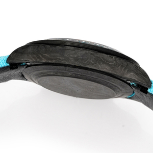 Montre pour jeunes de couleur bleu noir, en fibre de carbone, multifonctionnelle, avec date automatique, ultra légère, pour le tennis, le badminton et le basketball - Product Image 5