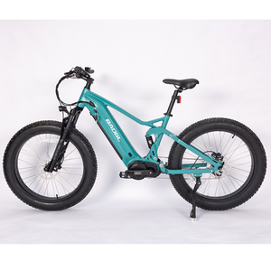 จักรยานเสือภูเขาไฟฟ้าขนาด26นิ้วมอเตอร์ขนาดกลาง1000W เฟรมอลูมิเนียมอัลลอยด์เต็มระบบกันสะเทือน - Product Image 1