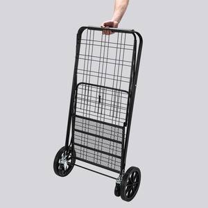 מפעל ישיר מכירות מחוזק עמיד סופרמרקט קניות עגלת מתקפל ג 'מבו כבד החובה מתכת קניות עגלת עגלת - Product Image 2