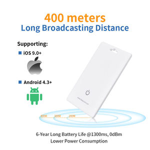 FSC-BP105N Feisycom Siêu Mỏng Không Dây Ngoài Trời Tầm Xa <span class=keywords><strong>Bluetooth</strong></span> 5.1 Thẻ IBeacon Đeo Được BLE Beacon - Product Image 3