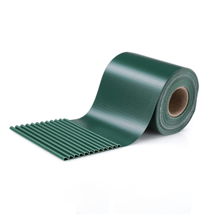รั้วสวนพีวีซีสีเขียว Sunsbuild แผ่นบังตาพีวีซี ขนาด 19 ซม. x 35 ม. สำหรับรั้วตาข่ายแบบสองเส้น ใช้กับฉากกั้นความเป็นส่วนตัวกลางแจ้ง - Product Image 1
