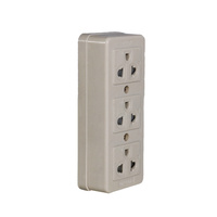 Prise de bureau universelle blanche 3 broches Extension Power Socket Boards 16A