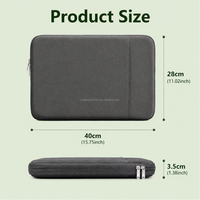 Vente en gros de housse de protection pour ordinateur portable résistante aux rayures, doublure intérieure souple, antichoc, pour MacBook Dell HP Lenovo, logo personnalisé