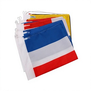 Señales de Bandera Internacionales Náuticas Marinas, Juego de 40 Banderas de <span class=keywords><strong>Mano</strong></span>, Banderas N.° 2, 3, 4, Pilotoaje Marítimo, Señalización Internacional - Product Image 1